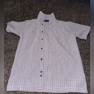 Boys Van Heusen Short Sleeve Button Down - Size 14/16